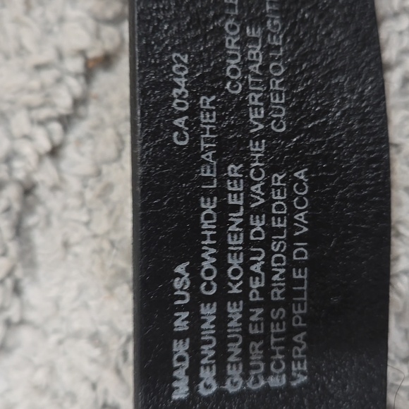 Harley-Davidson Black Leather Adjustable Belt! - Picture 5 of 5